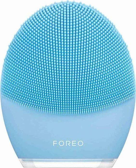 Dispozitiv sonic de curatare faciala si masaj anti-imbatranire FOREO LUNA 3 pentru ten mixt, albastru