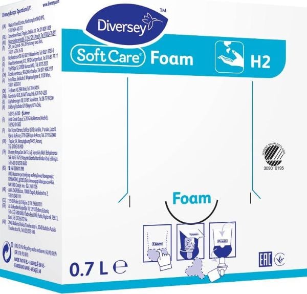 Diversey Soft Care Foam H2 - Săpun spumă pentru mâini - 700 ml