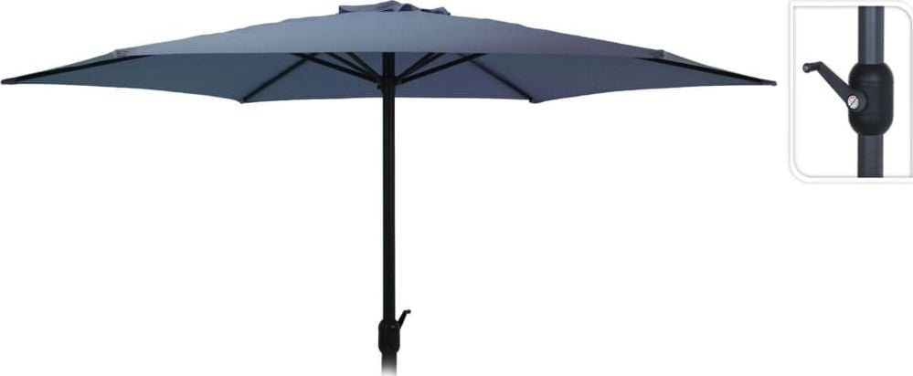 DLGTP Crank umbrela 270 cm bleumarin