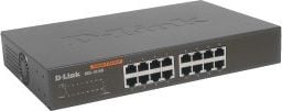 D-Link DGS-1016D este un switch L2 cu 16 porturi 1 GB Ethernet, care poate fi instalat atat pe birou, cat si in rack la dimensiunea standard de 19'.