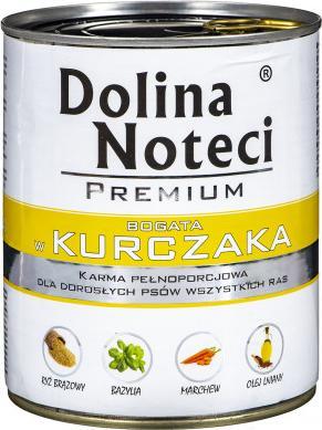 Dolina Noteci DOLINA NOTECI Premium bogata w kurczaka - mokra karma dla psa - 800g