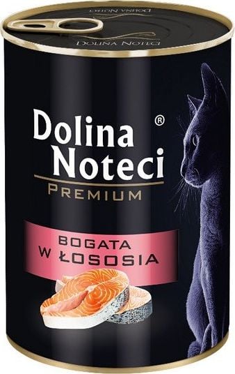 Conserva pentru pisici Dolina Noteci, Premium, 400 g, Aroma de somon