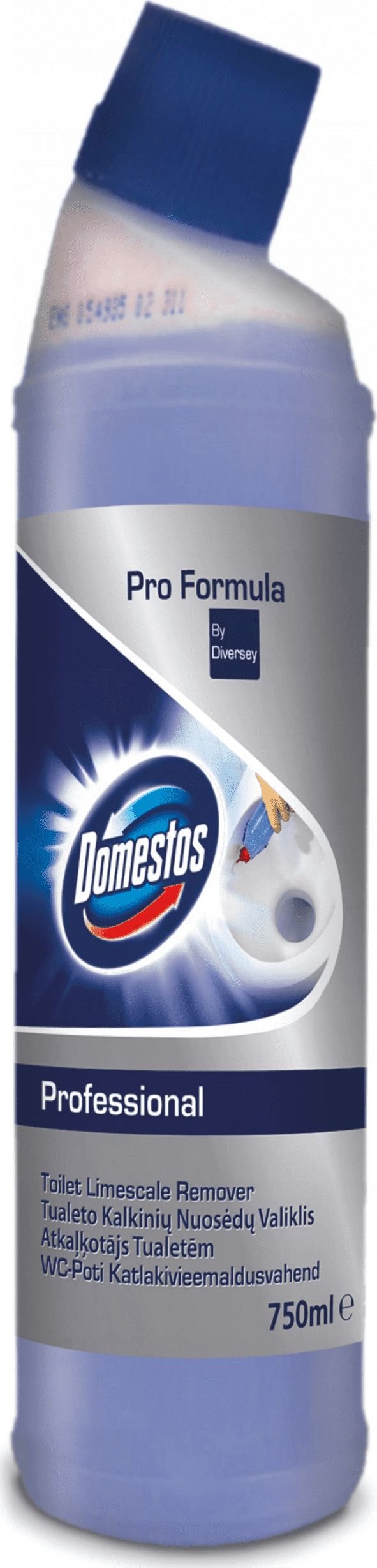 Domestos WC lichid PROFESSIONAL TOALETA Remover 750 ml Depunerile de calcar