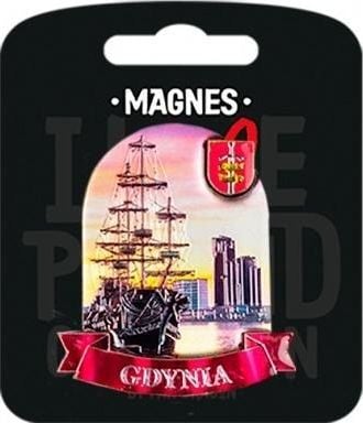 Domnul Dragon Magnet Iubesc Polonia Gdynia ILP-MAG-D-GDY-13