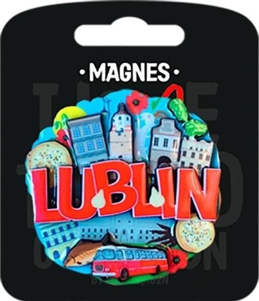 Domnul Dragon Magnet Iubesc Polonia Lublin ILP-MAG-C-LUB-02