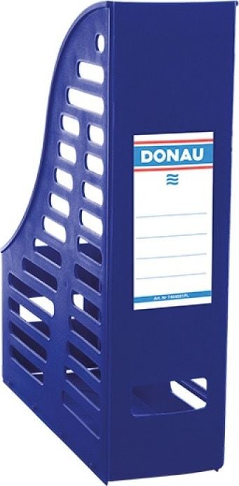 Suporturi documente - Donau Container ajurat pentru documente DONAU, PP, A4, pliabil, albastru