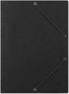 Donau Folder A4 pressboard cu elastic negru (8643080-01PL)