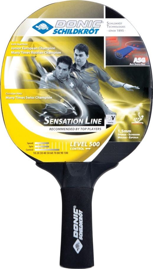 Donic Ping Pong Paddle Sensation Line 500 (714402)