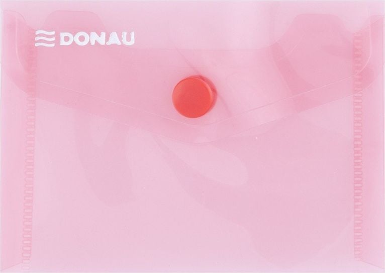 Dosar plic Donau DONAU, cu închidere rapidă, PP, A7, 180 microni, roșu