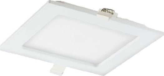Downlight încastrat Orno AKMAN LED 12W, pătrat, 780lm, 3000K, alb, sursă de alimentare LED încorporată OR-OD-6055WLX3