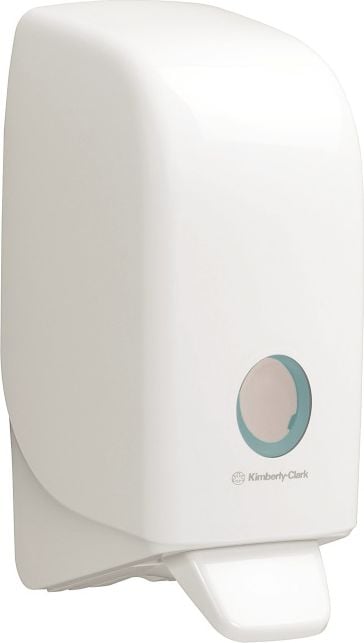 Dozator de săpun Kimberly-Clark Kimberly-Clark Aquarius - Dozator de săpun pentru rezerve Kleenex, alb - 1 l