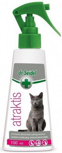 Solutii atractante pentru pisici Dr. Seidel Atraktis, Cu ulei de iarba matei, 100ml