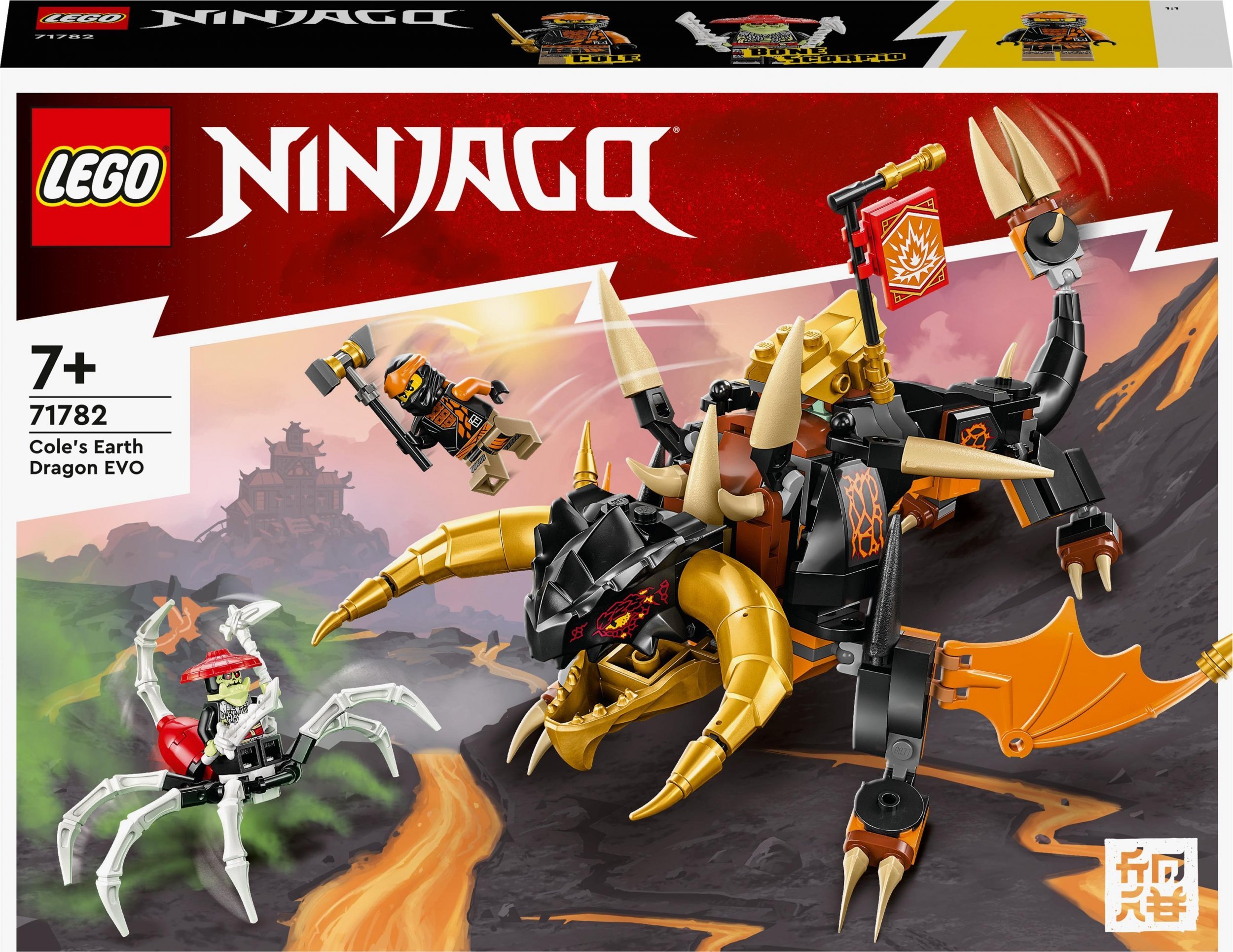 Dragonul de Pământ al lui Cole LEGO Ninjago EVO (71782)
