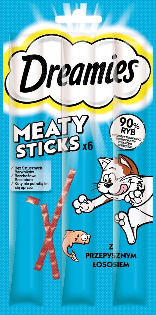 Dreamies Dreamies Meaty Sticks Somon 30g