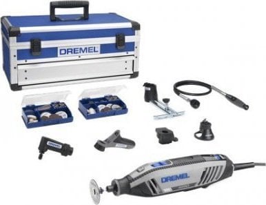 Unealta multifunctionala DREMEL 4250-6-128 EU, 175 W, 220-240 V, 5.000-35.000 RPM, 128 accesorii, 6 atasamente, cutie depozitare