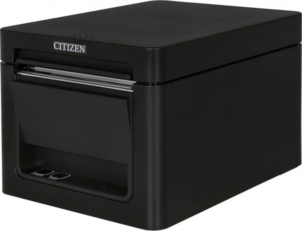 Imprimanta termica de etichete Citizen CT-E351 , USB + LAN , Neagru , 76mm , Stationar , Reţea