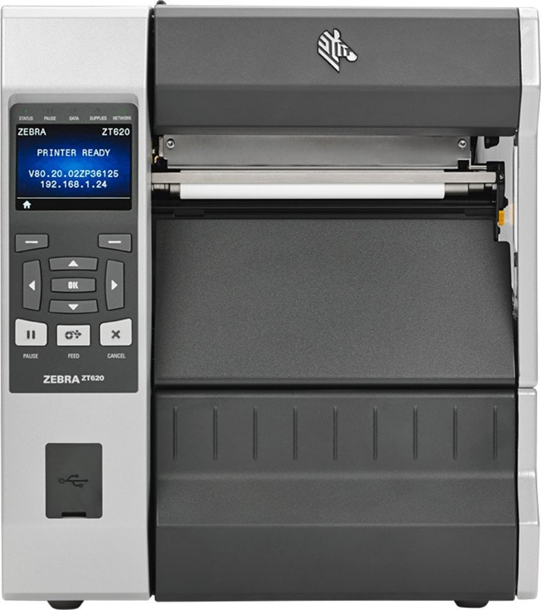 Imprimante termice - Imprimantă de etichete cu transfer termic Zebra Industrial ZT620 (ZT62062-T0E0100Z)