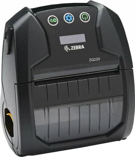 Imprimante termice - Imprimanta mobila de etichete Zebra ZQ220 -DT, 203 DPI, USB-C, Bluetooth, 2550 mAh, 60 mm/s, latime printare max. 72 mm