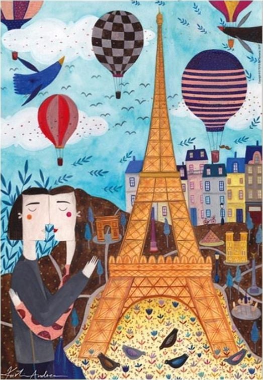 D-Toys Puzzle 1000 Andrea Kurti, Paris