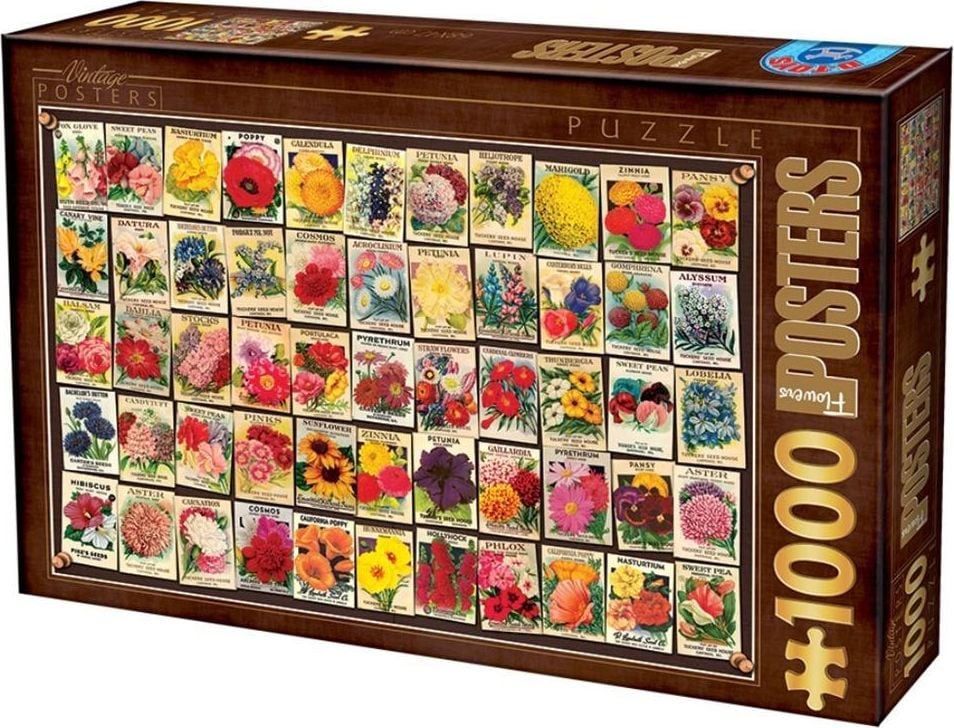 D-Toys Puzzle 1000 de flori
