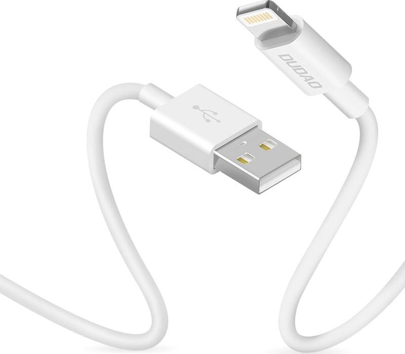 Dudao USB-A - Cablu USB Lightning 1 m Alb (52127)