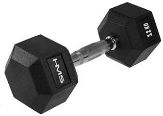 Dumbbell Hex Pro negru si argintiu 12 kg (17-66-115)