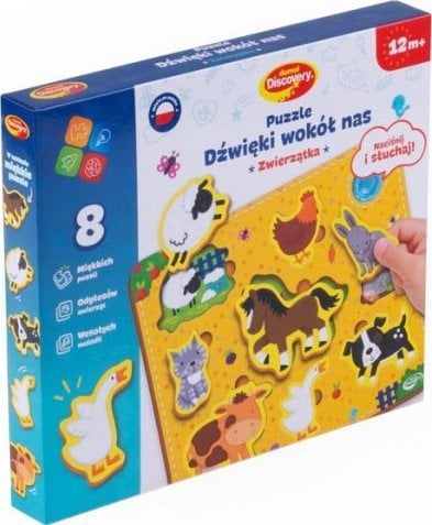 Dumel Puzzle DźWIęki Wokół Nas - Zwierzątka