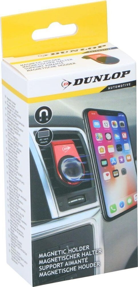 Dunlop Uchwyt na telefon do samochodu magnetyczny DUNLOP - czerwony