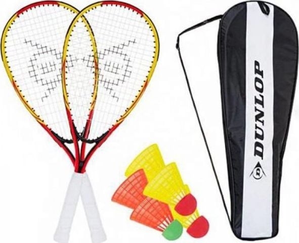 Set rachetă Dunlop Speedminton Dunlop galben-roșu 762091