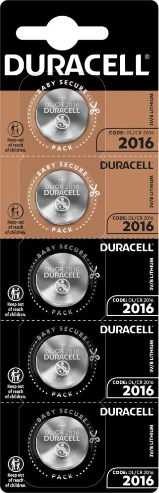 Baterie Duracell CR2016 5 buc.