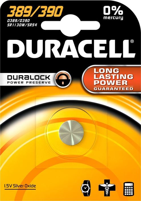 Baterie pentru ceas Duracell 389-390 g10 sr1130w 1.5v 85mah