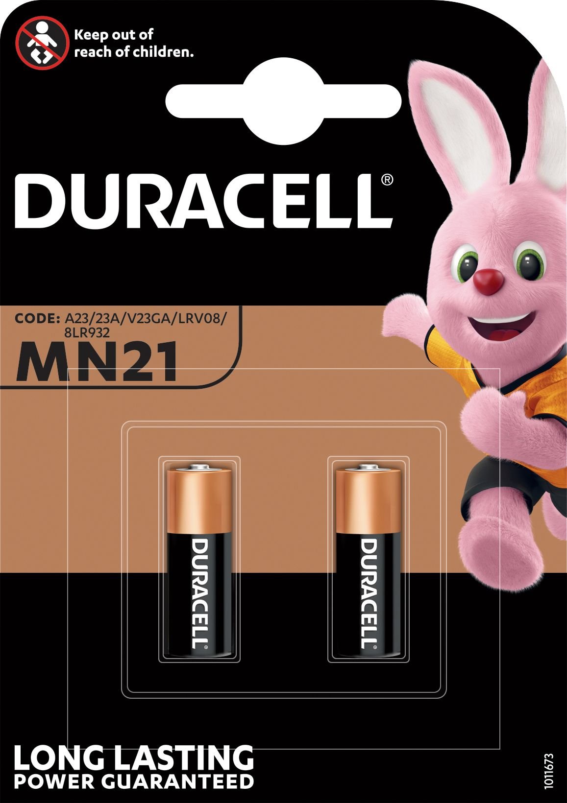 Set 2 baterii 23A, MN21, alkaline, Duracell - 050026