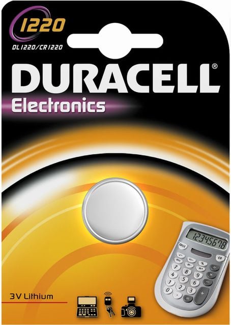 Duracell CR1220 3V 36mAh baterie cu litiu Set 1x Blister