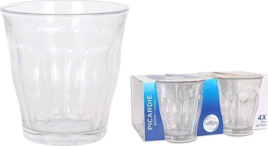 Duralex Duralex Picardie Glass Set de 4 pahare (310 cc)