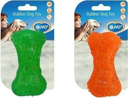 Duvo+ Duvo+ Jucărie pentru câini Os plutitor 9,5 cm Portocaliu/Verde