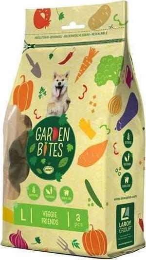 Duvo+ Garden Bites Veggie Friends Pouch mare Pachet mare de curățare a dinților de legume, 270 g