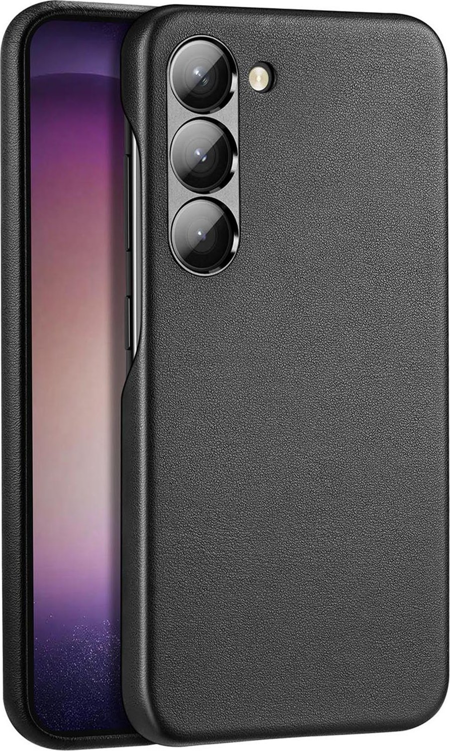 Dux Ducis Dux Ducis Grit etui Samsung Galaxy S23+ elegancki pokrowiec ze sztucznej skóry MagSafe czarne