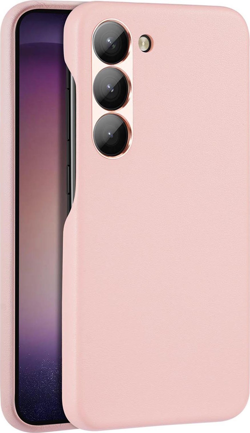 Dux Ducis Dux Ducis Grit etui Samsung Galaxy S23+ elegancki pokrowiec ze sztucznej skóry MagSafe różowe