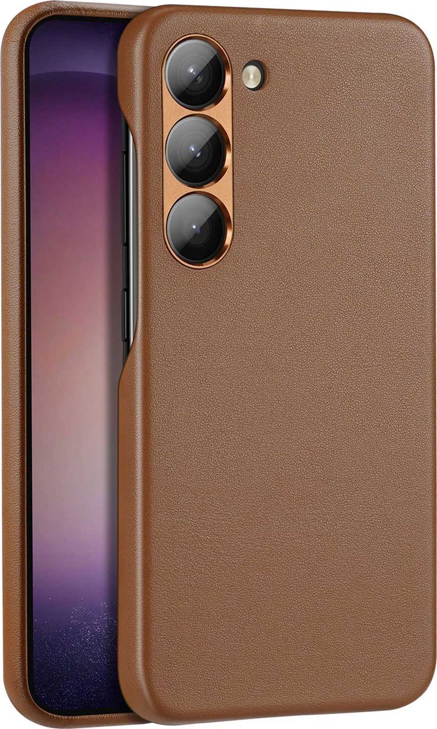Dux Ducis Dux Ducis Grit etui Samsung Galaxy S23 elegancki pokrowiec ze sztucznej skóry MagSafe brązowe
