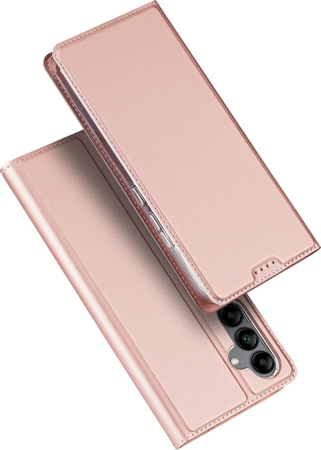 Dux Ducis Dux Ducis Skin Pro etui do Samsung Galaxy A34 5G pokrowiec z klapką portfel na kartę podstawka różowe