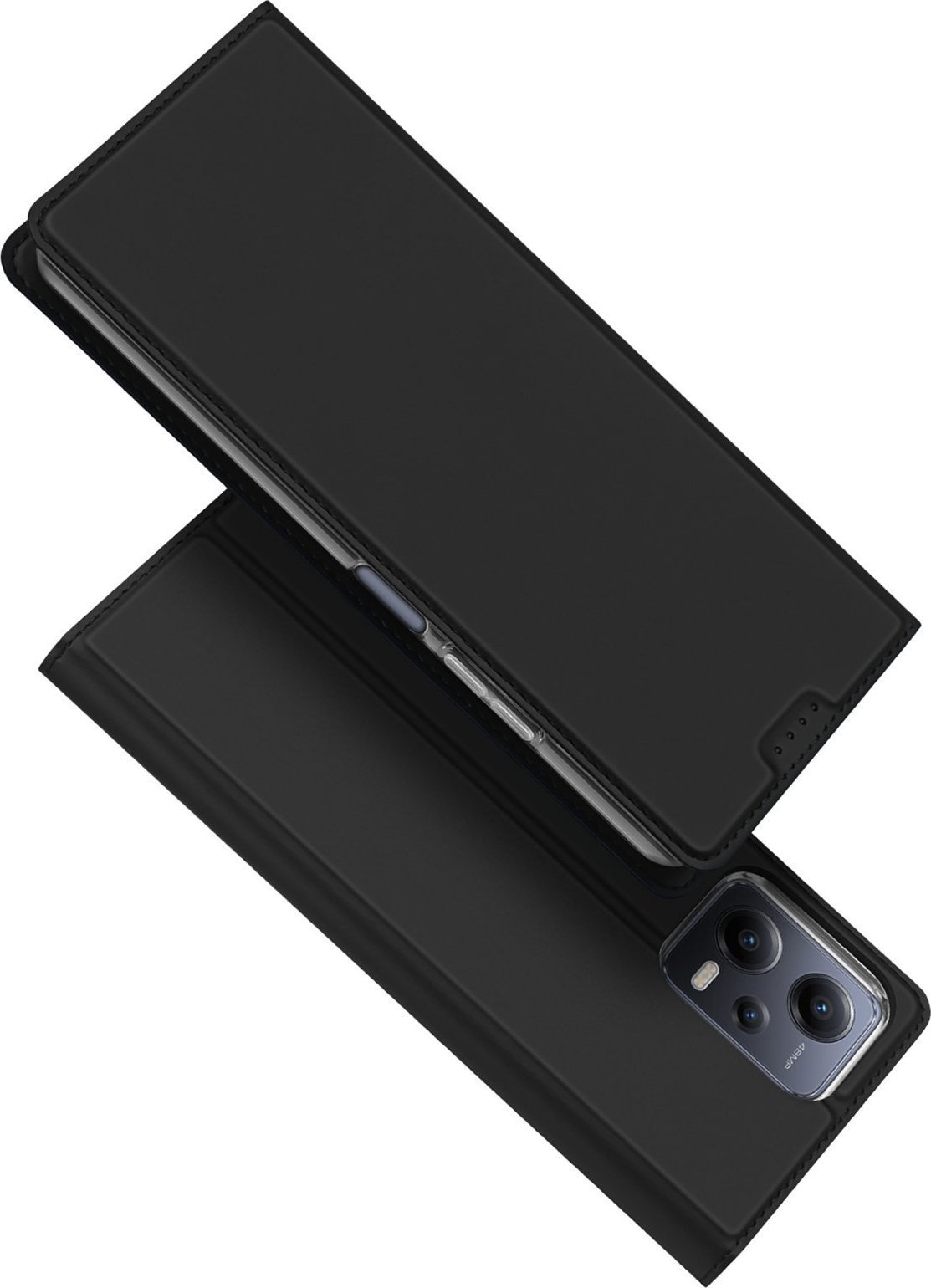 Dux Ducis Dux Ducis Skin Pro etui do Xiaomi Redmi Note 12 5G / Poco X5 5G pokrowiec z klapką portfel na kartę podstawka czarne