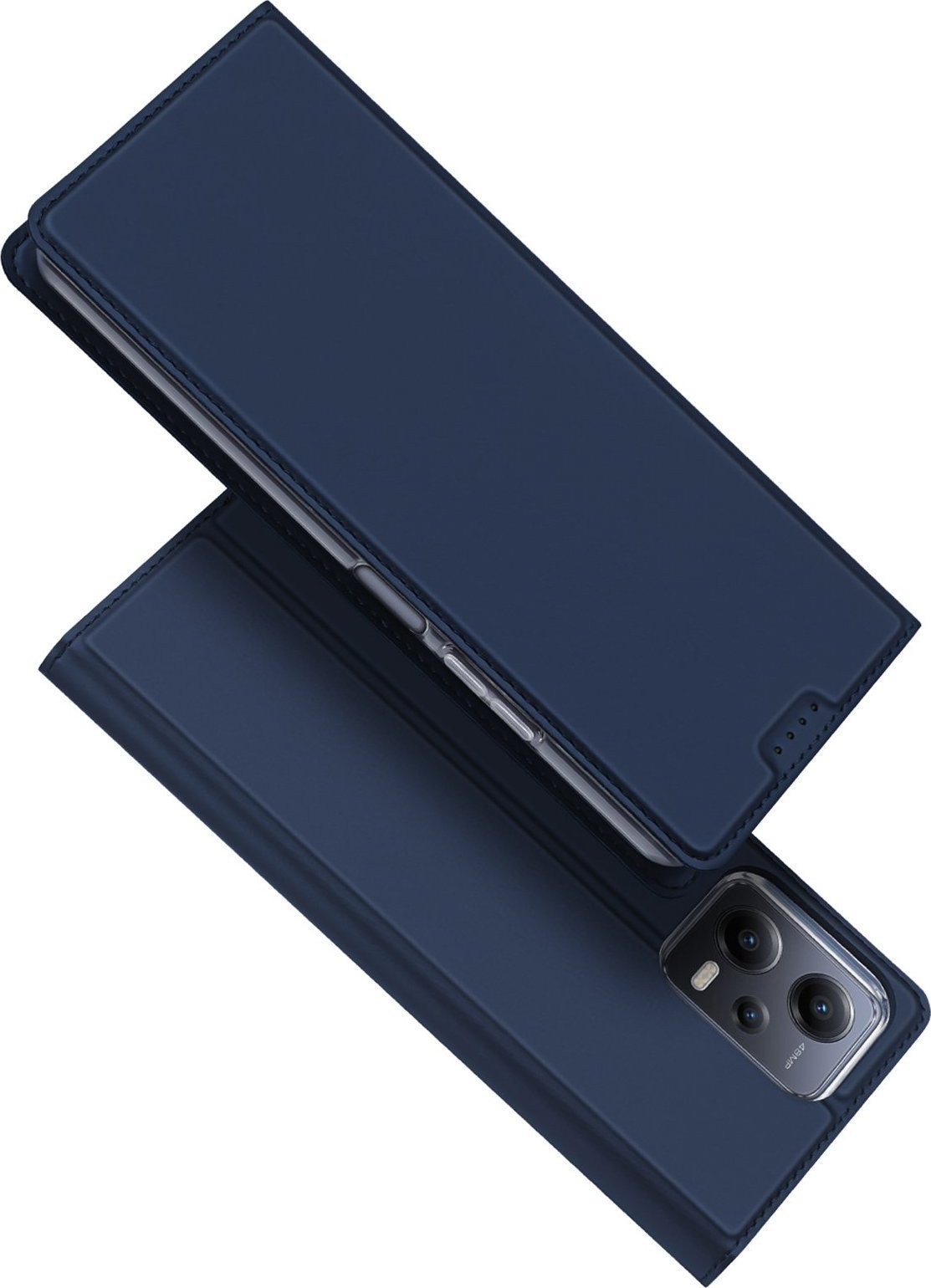 Dux Ducis Dux Ducis Skin Pro etui do Xiaomi Redmi Note 12 5G / Poco X5 5G pokrowiec z klapką portfel na kartę podstawka niebieskie