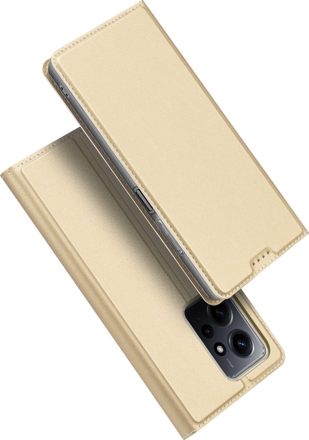 Dux Ducis Dux Ducis Skin Pro etui do Xiaomi Redmi Note 12 pokrowiec z klapką portfel na kartę podstawka złote