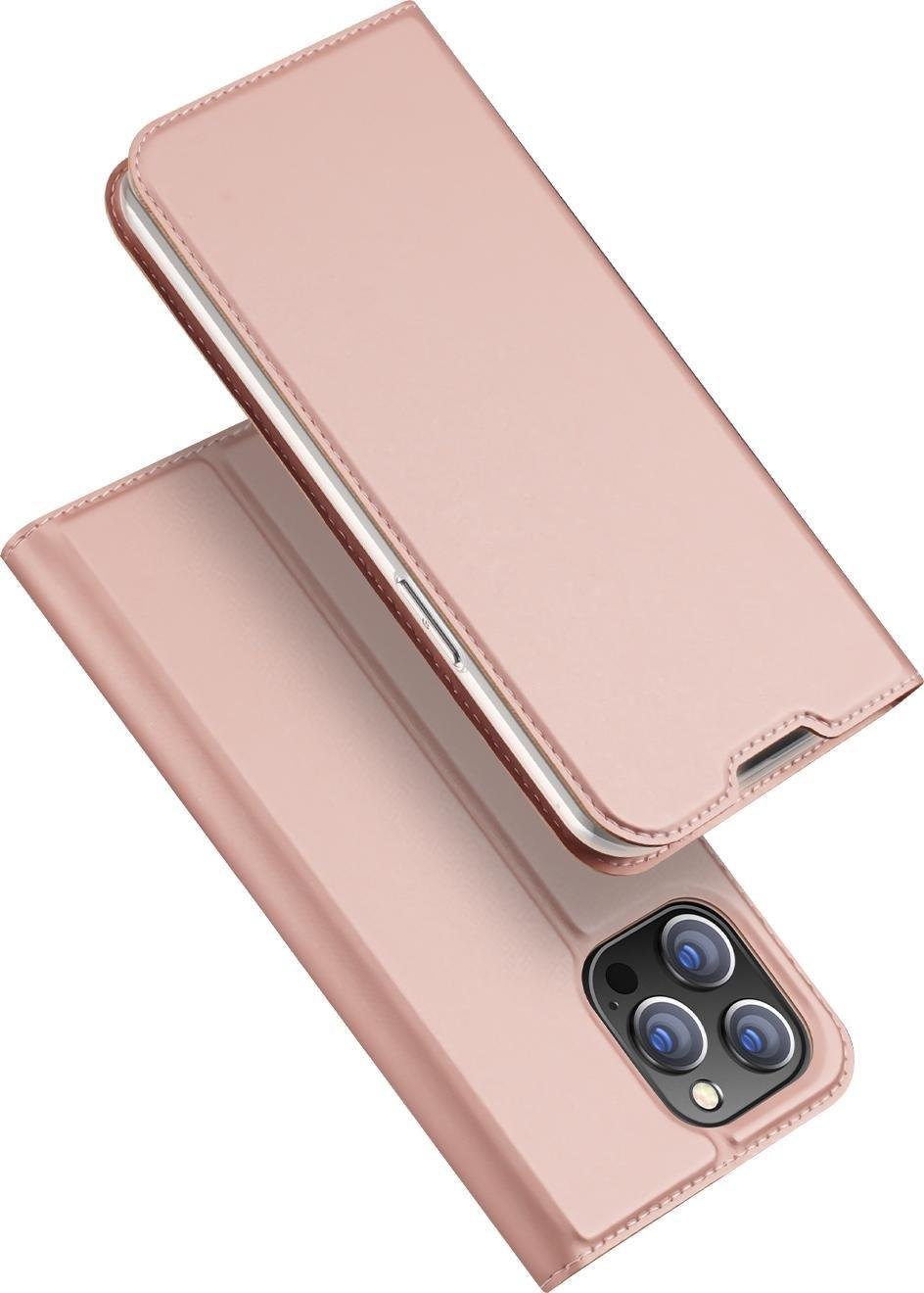 DUX DUCIS Dux Ducis Skin Pro kabura etui pokrowiec z klapką iPhone 14 Pro Max różowy