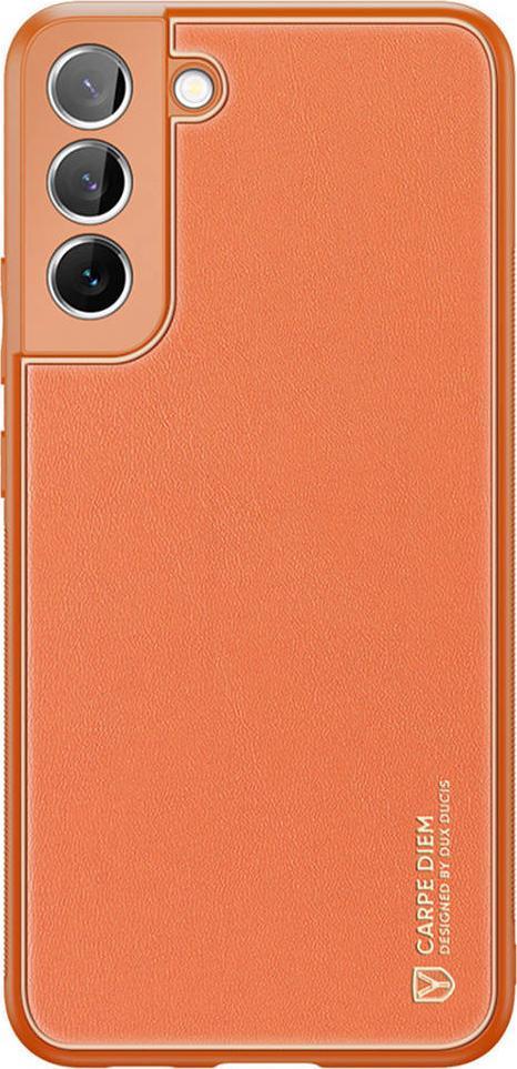 Dux Ducis Husa eleganta Dux Ducis Yolo din piele ecologica pentru Samsung Galaxy S22+ (S22 Plus) portocaliu