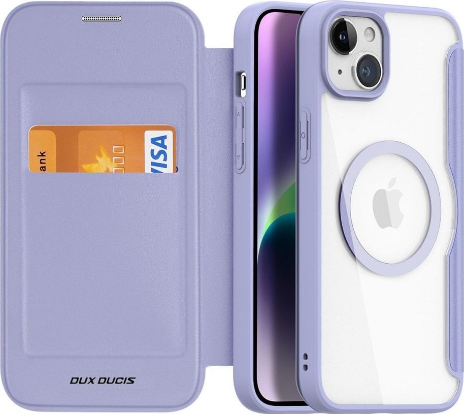 DUXDUCIS Etui Dux Ducis Skin X Pro MagSafe Apple iPhone 15 Plus fioletowy