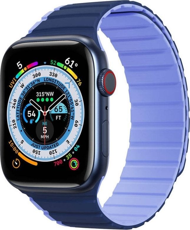 DUXDUCIS Pasek magnetyczny Dux Ducis Strap (LD Version) Apple Watch 4/5/6/7/SE/8 40/41mm niebieski