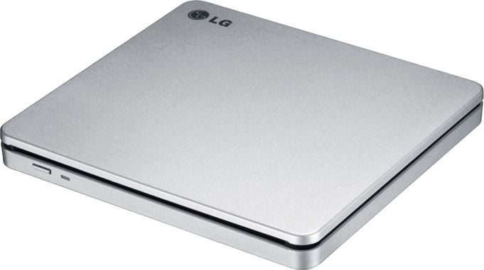 DVD writer extern Hitachi-LG GP70NS50, portabil , 8X, USB 2.0, Argintiu
