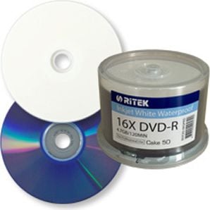 Dvd-R Traxdata Printabil Glossy Inkjet Waterproof 16X 4.7GB, 50 buc