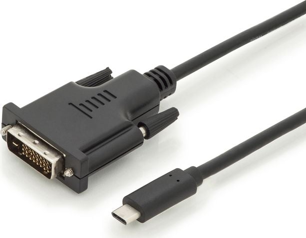 DVI USB-C negru (AK-300332-020-S)
